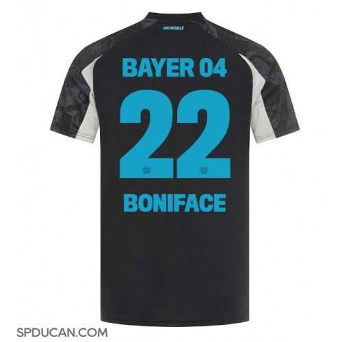 Muški Nogometni Dres Bayer Leverkusen Victor Boniface #22 Rezervni 2024-25 Kratak Rukav